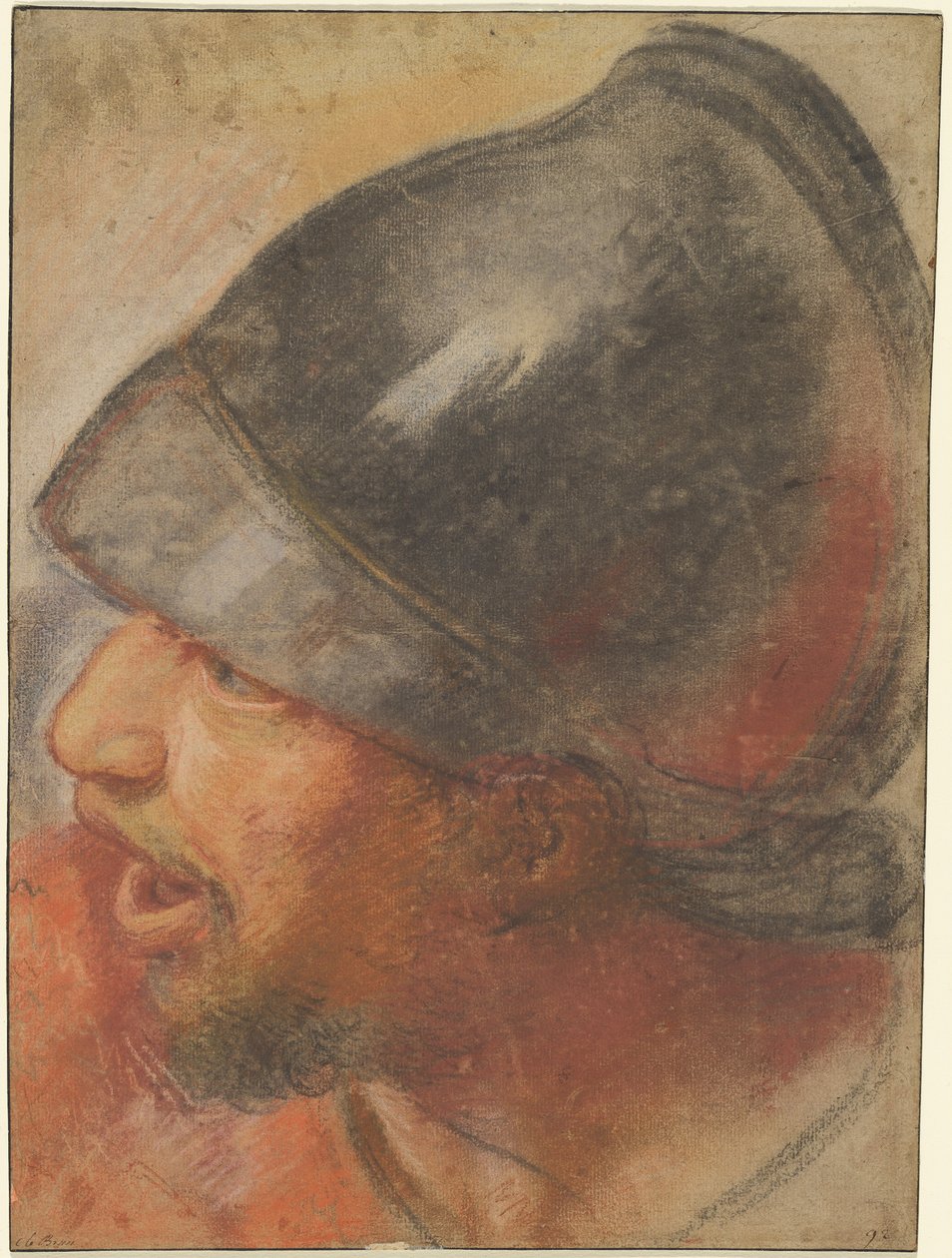 Egy macedón katona feje alkotó: Atelier Assistant of Charles Le Brun