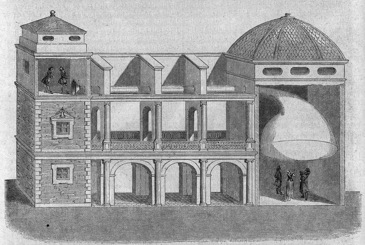 Athanase Kircher (vagy Athanasius Kircheri) (1601-1680) által feltalált akusztikus kornet. alkotó: Athanasius Kircher