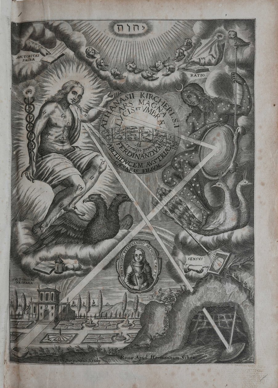A fény és árnyék nagy művészete, 1646 alkotó: Athanasius Kircher