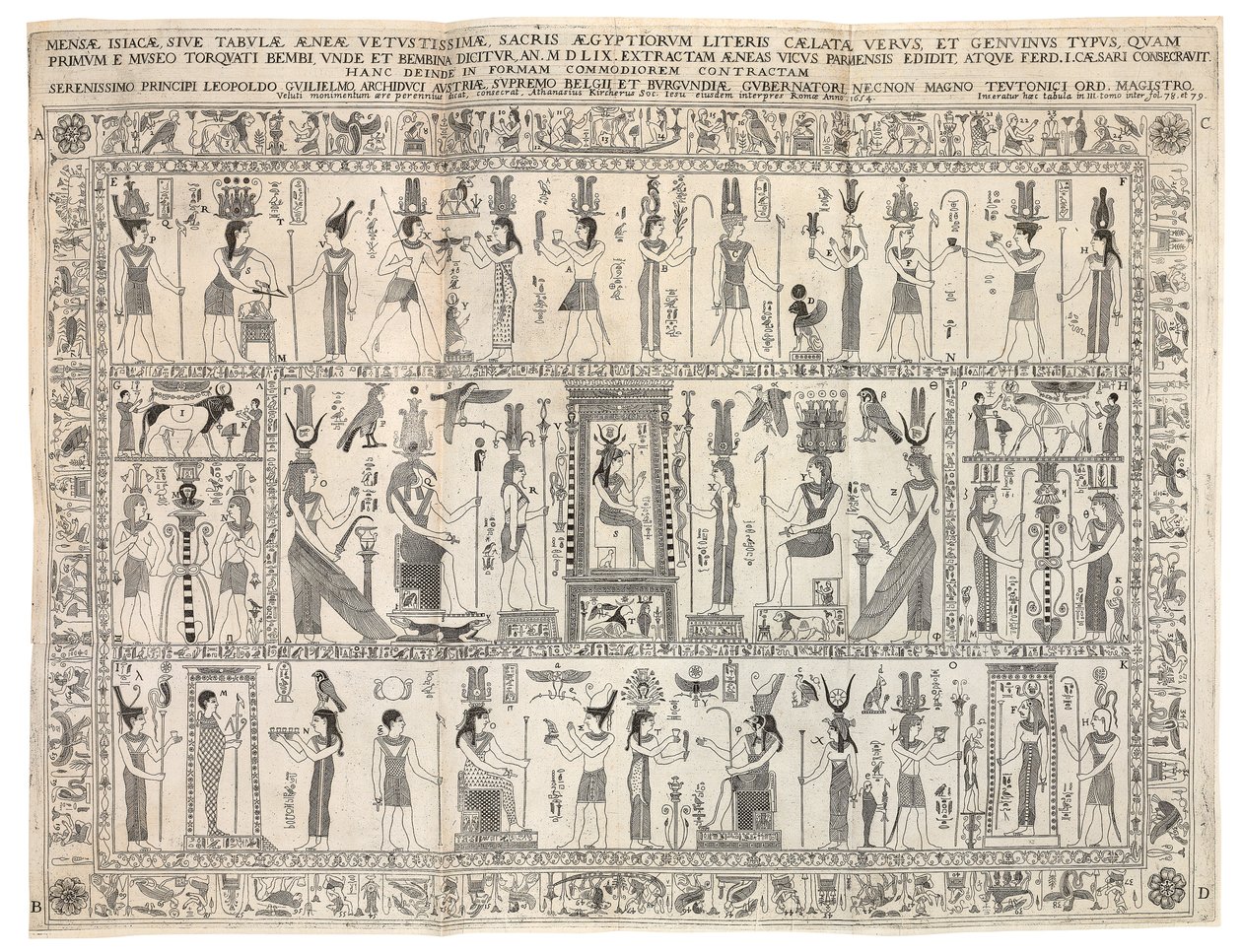 Oedipus Aegyptiacus alkotó: Athanasius Kircher