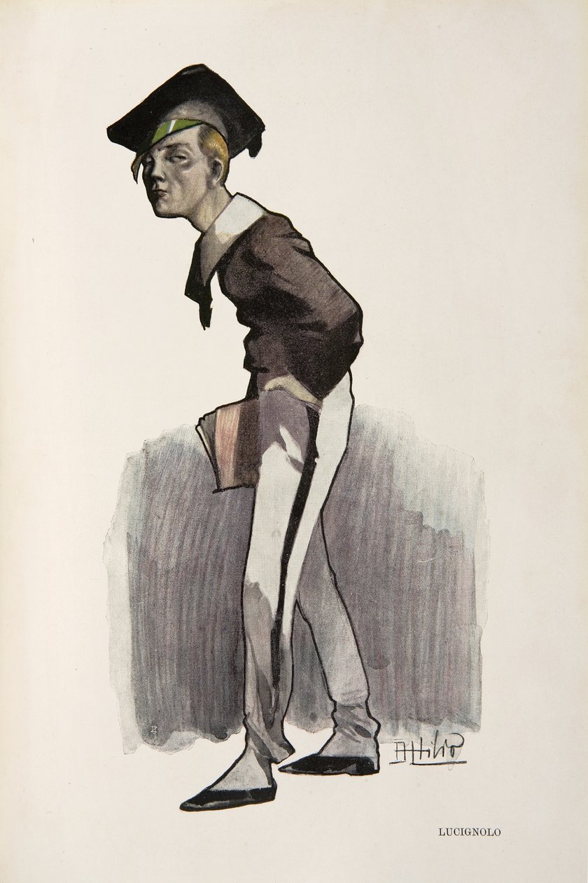 Lucignolo, Candlewick, 1911 körül alkotó: Attilio Mussino