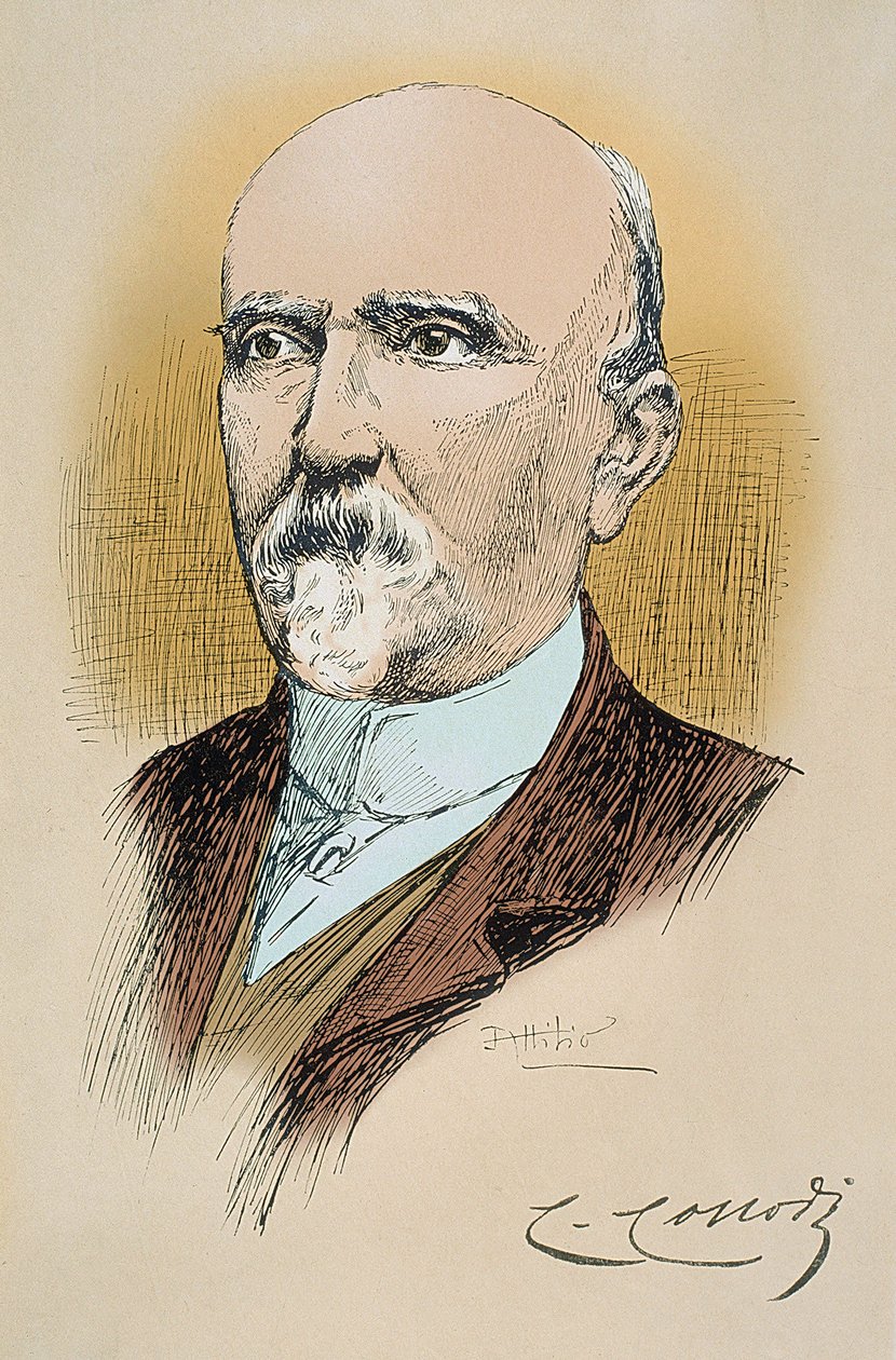 Carlo Collodi (Lorenzini) (1826-1890) olasz író és újságíró, a Pinokkió szerzőjének portréja. Attilio Mussino (1878-1954) rajza. alkotó: Attilio Mussino
