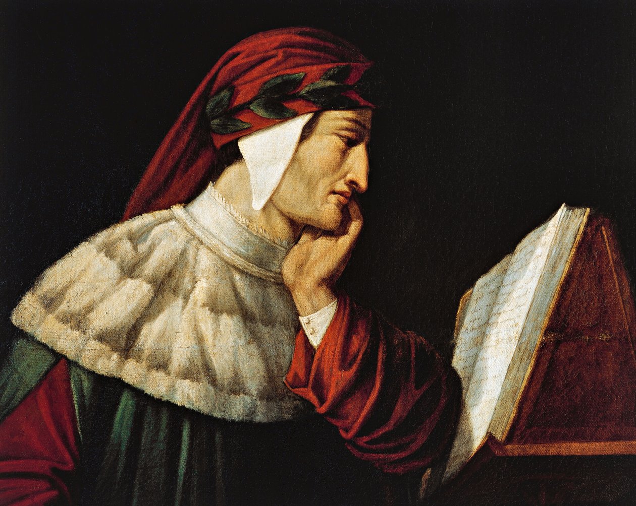 Dante Alighieri portréja (Firenze alkotó: Attilio Roncaldier