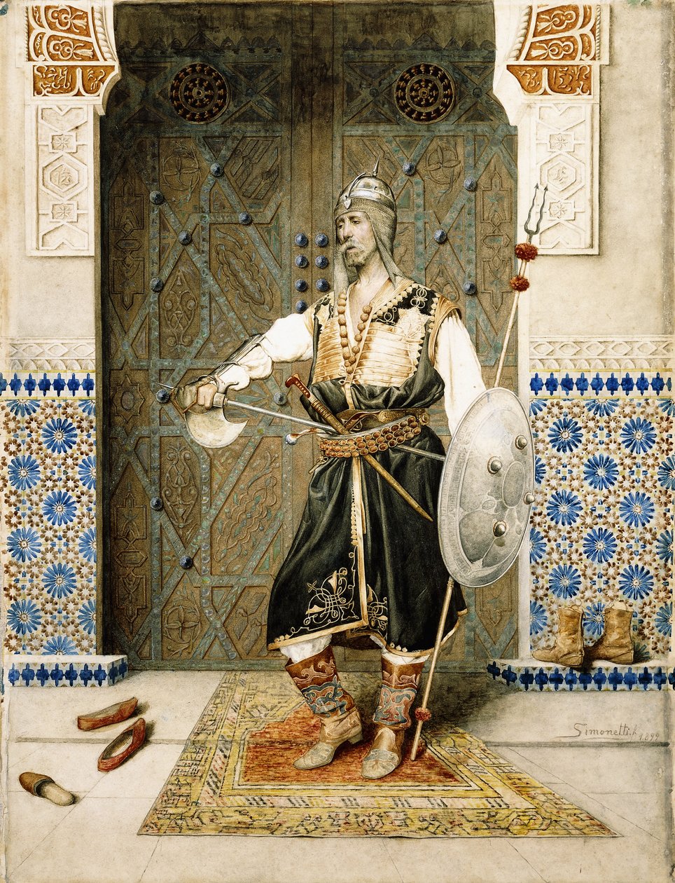A háremi gárda, 1899 alkotó: Attilio Simonetti