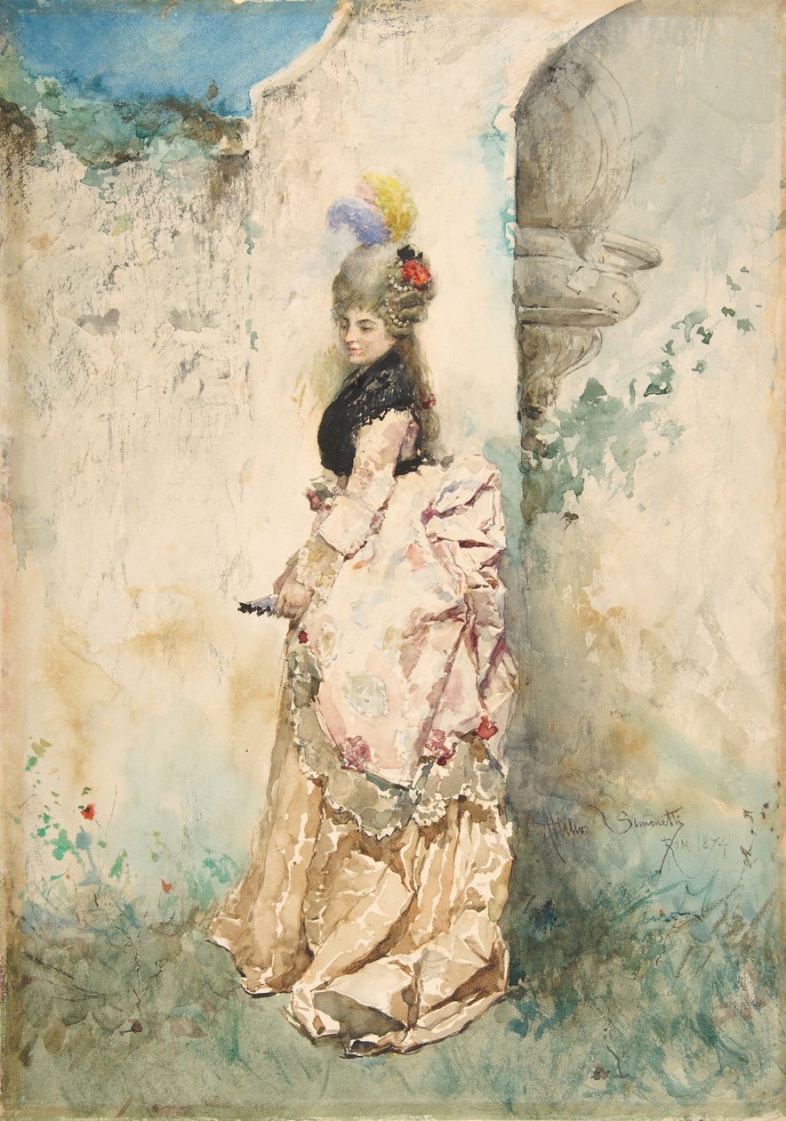 A Randevú, kb. 1863-1925. alkotó: Attilio Simonetti