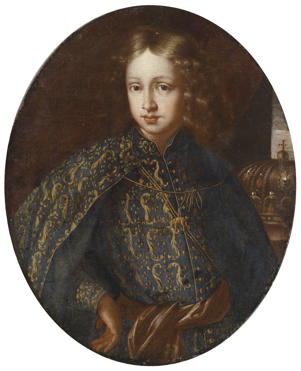 I. József leendő császár (1678-1711) portréja Magyarország királyaként alkotó: Benjamin von Block