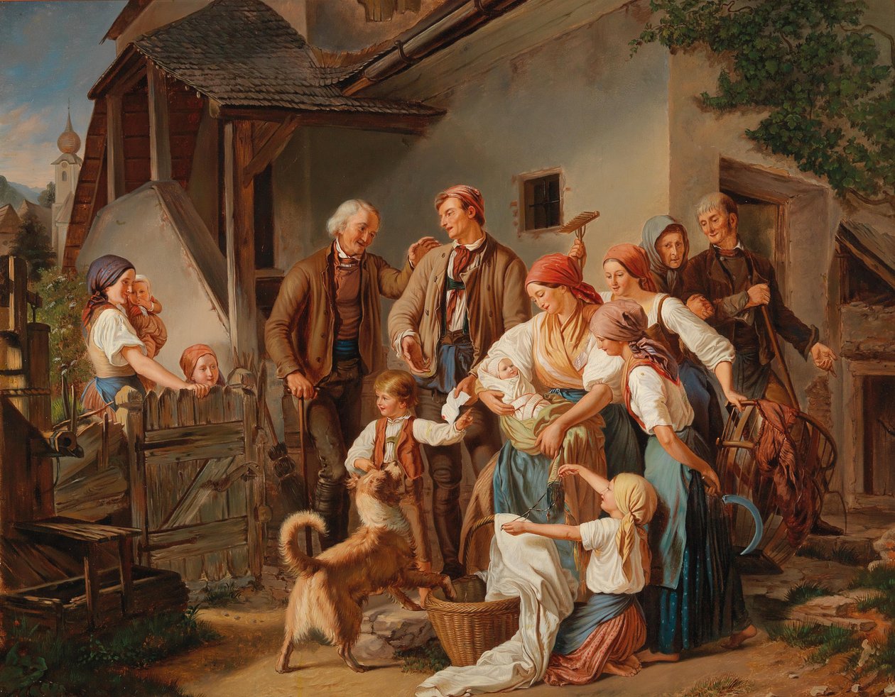 A Foundling alkotó: Attributed to Ferdinand Mallitsch