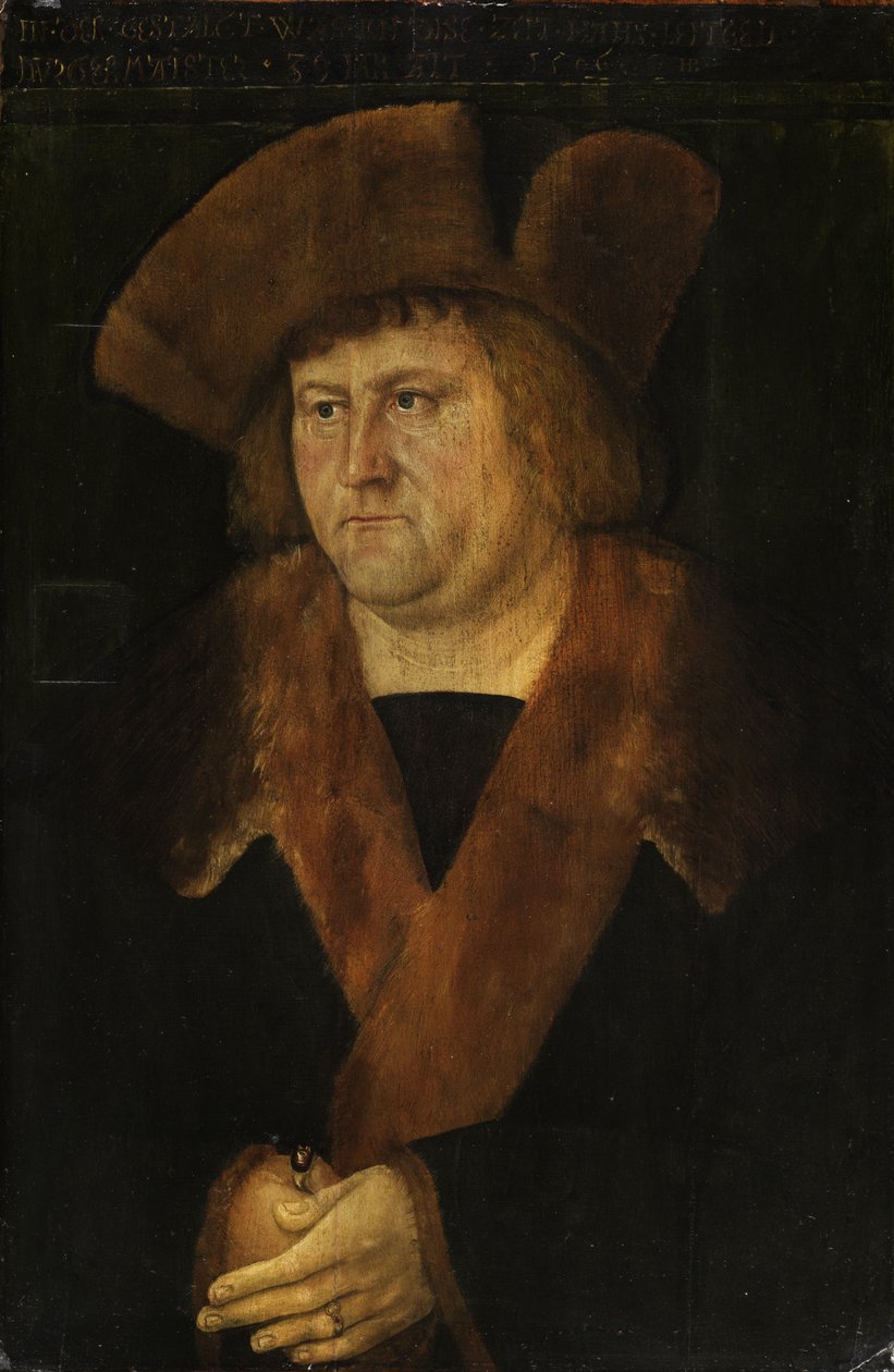 Brosamer (attr) Hans Leitgeb polgármester arcképe 1506 alkotó: Attributed to Hans Brosamer