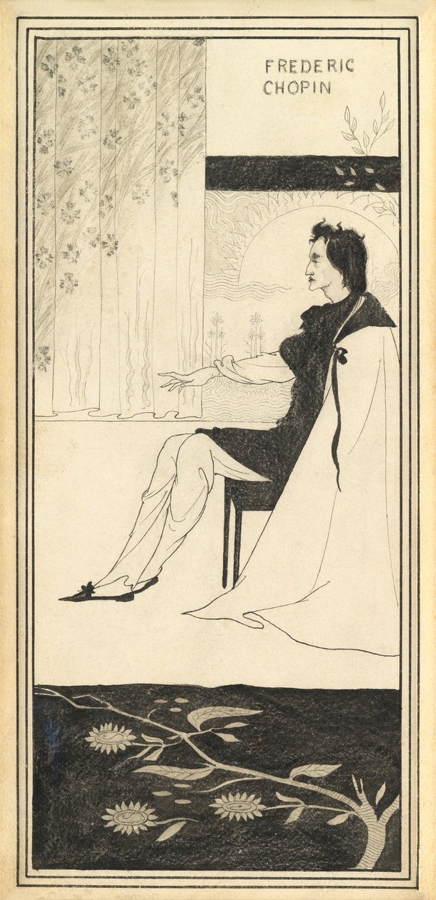 Frederic Chopin alkotó: Aubrey Beardsley