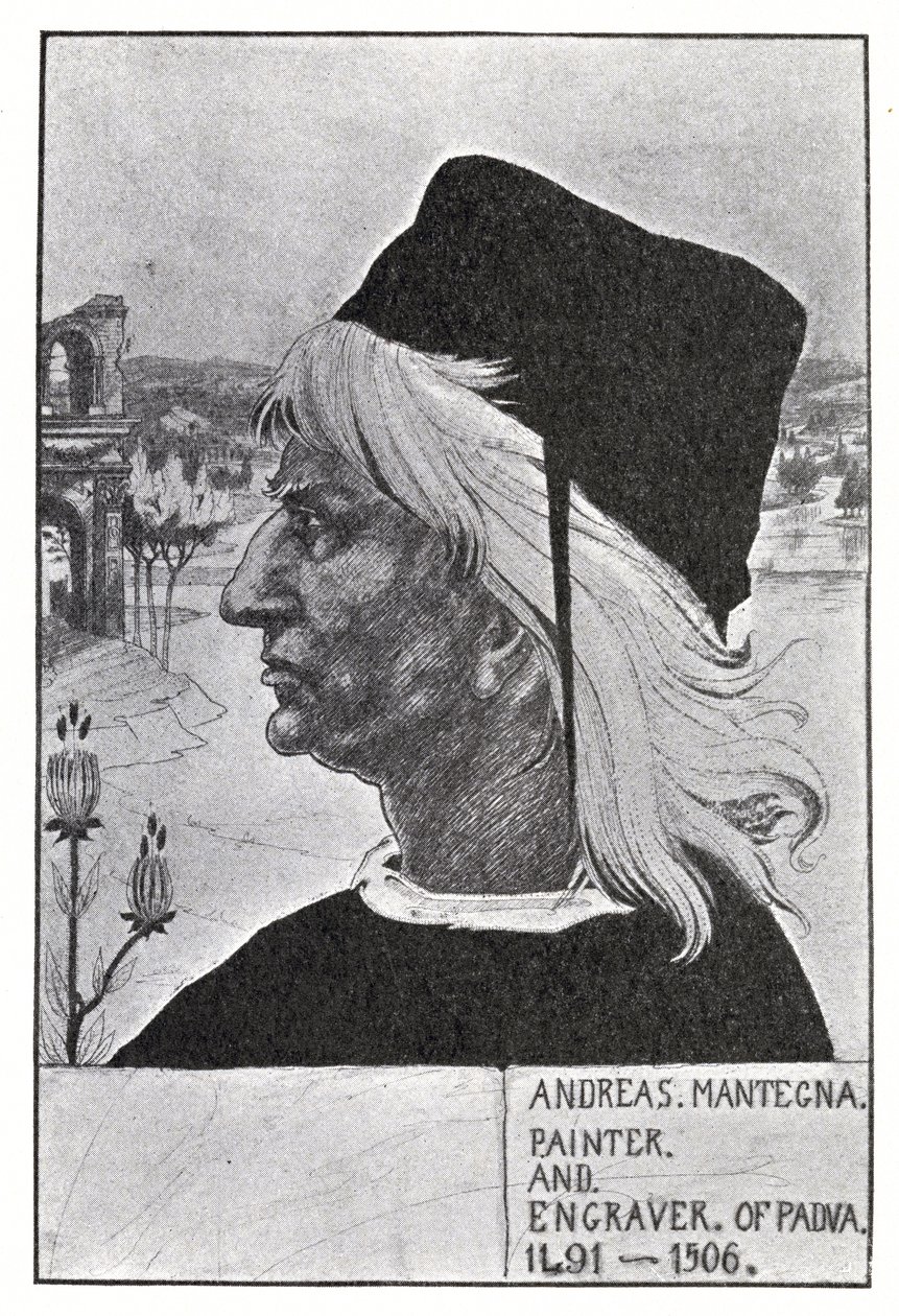Mantegna portréja, 1899 alkotó: Aubrey Beardsley