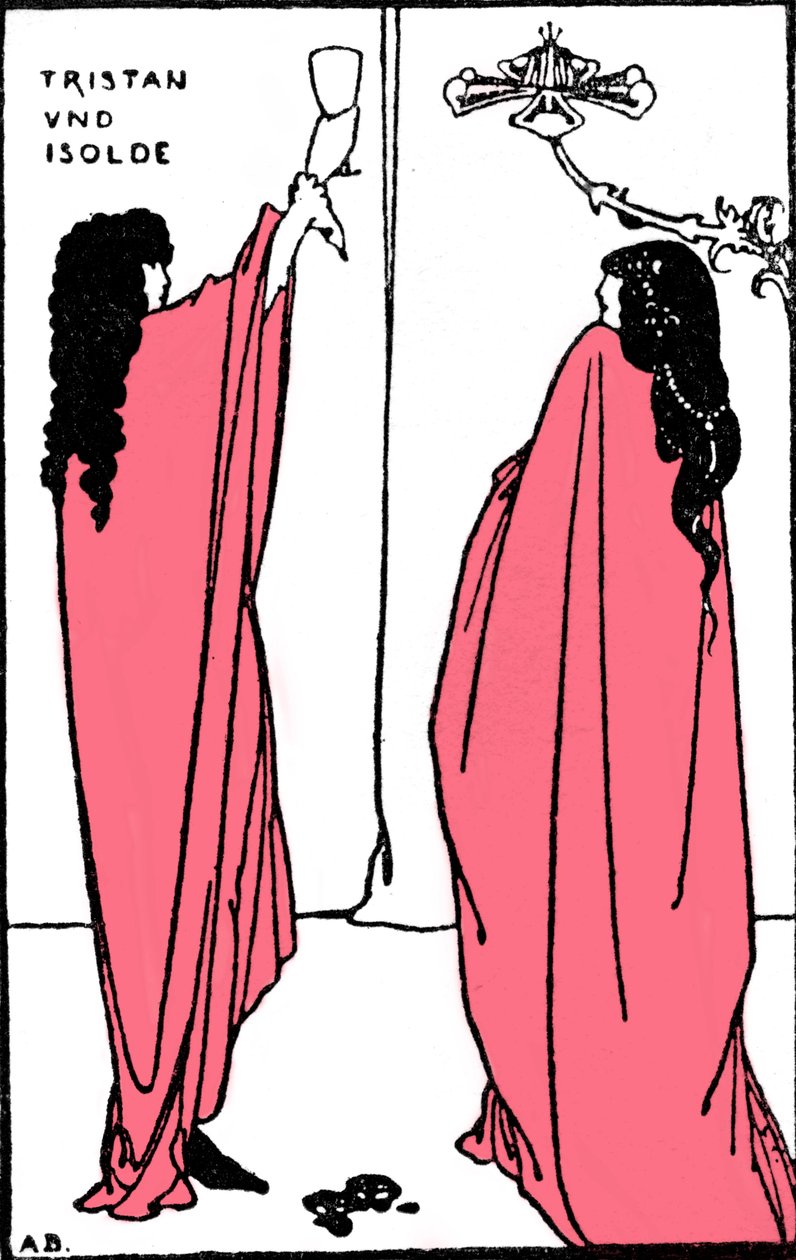 Richard Wagner Trisztán és Izoldája alkotó: Aubrey Beardsley