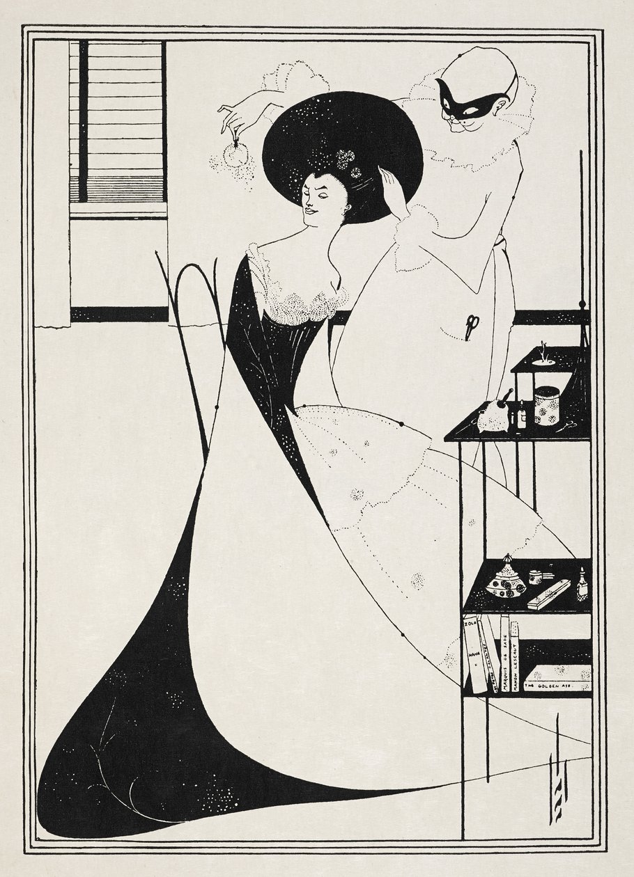 Illusztráció Oscar Wilde „Saloméjához”. alkotó: Aubrey (after) Beardsley