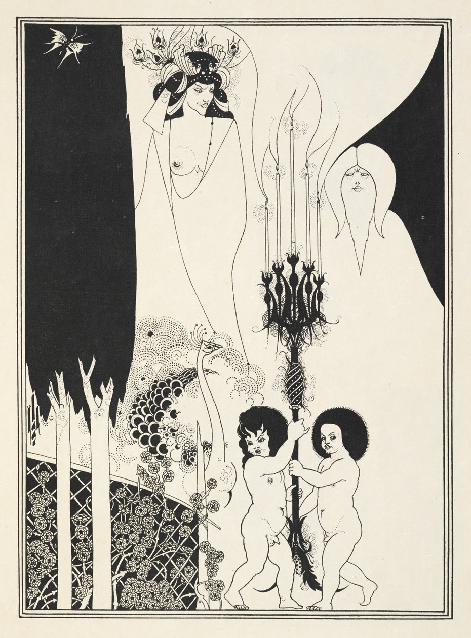 Illusztráció Oscar Wilde „Saloméjához”. alkotó: Aubrey (after) Beardsley