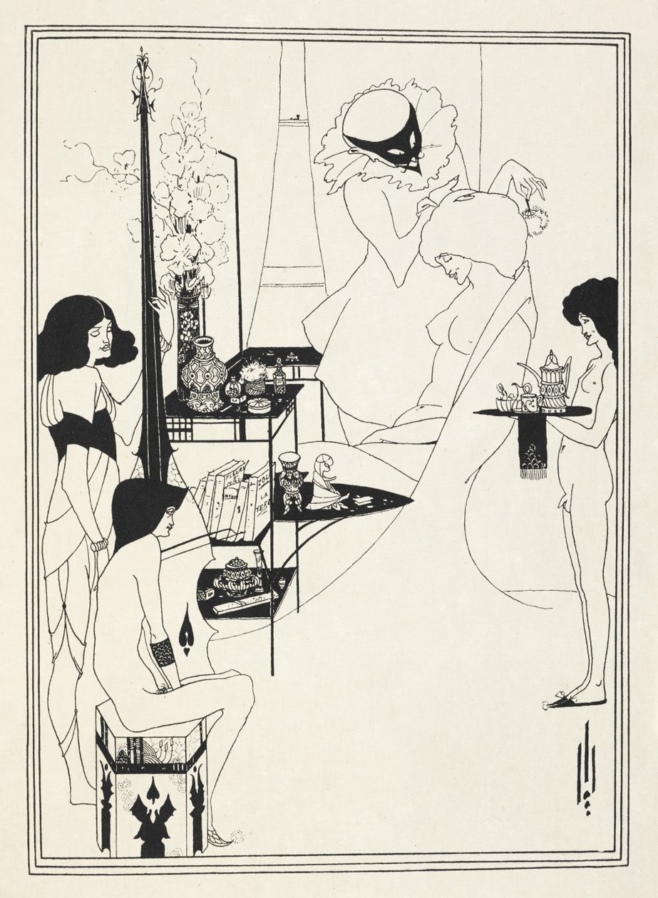 Illusztráció Oscar Wilde „Saloméjához”. alkotó: Aubrey (after) Beardsley