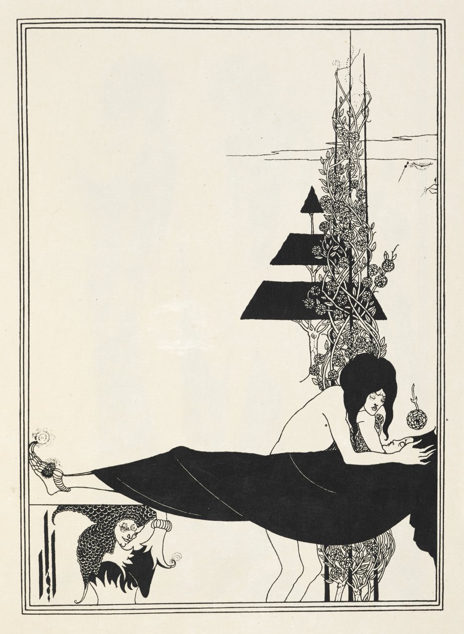 Illusztráció Oscar Wilde „Saloméjához”. alkotó: Aubrey (after) Beardsley