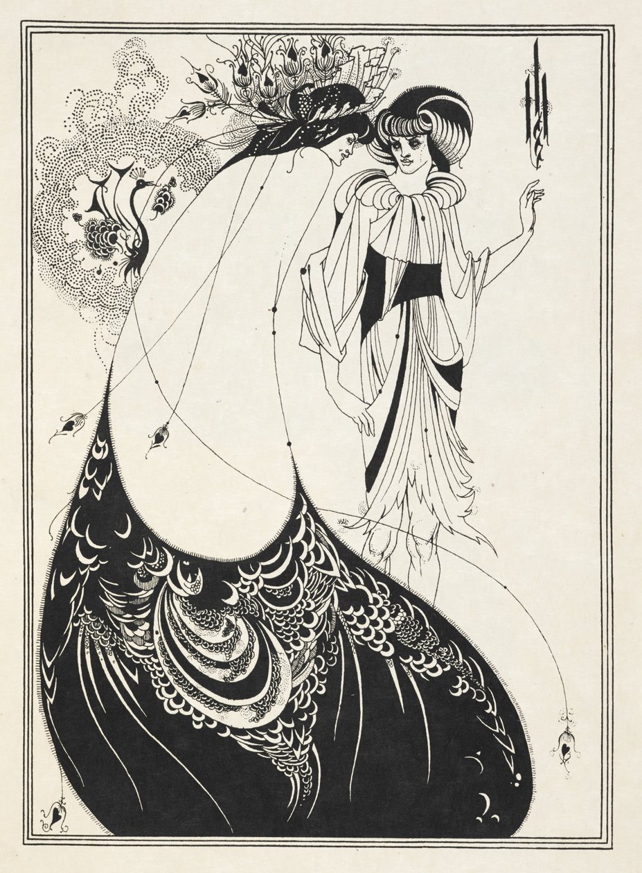 Illusztráció Oscar Wilde „Saloméjához”. alkotó: Aubrey (after) Beardsley