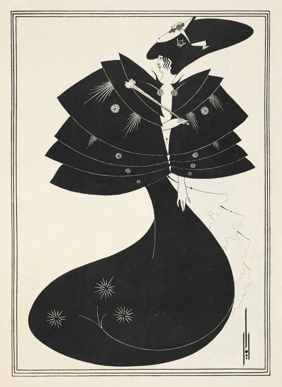 Illusztráció Oscar Wilde „Saloméjához”. alkotó: Aubrey (after) Beardsley