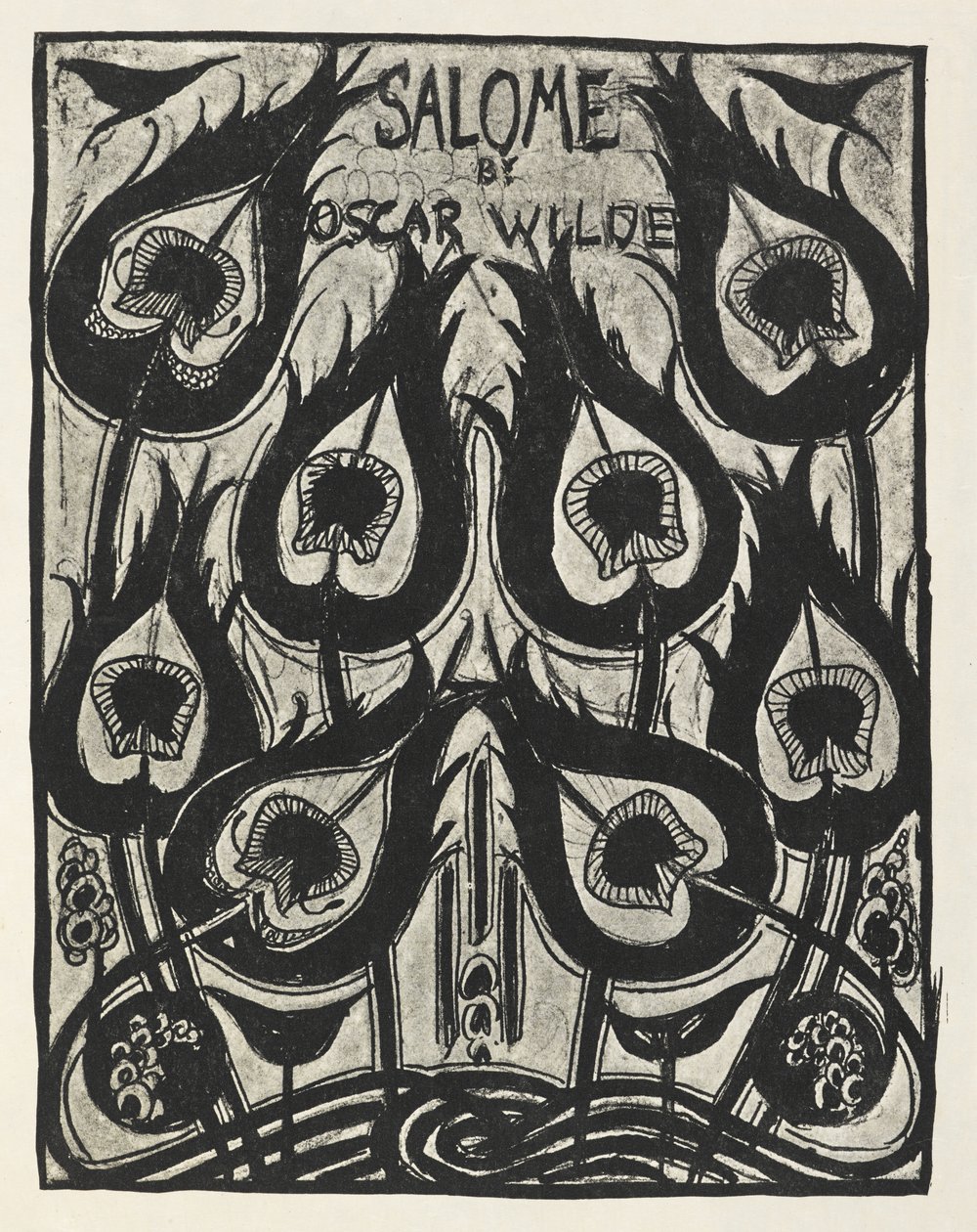 Illusztráció Oscar Wilde „Saloméjához”. alkotó: Aubrey (after) Beardsley