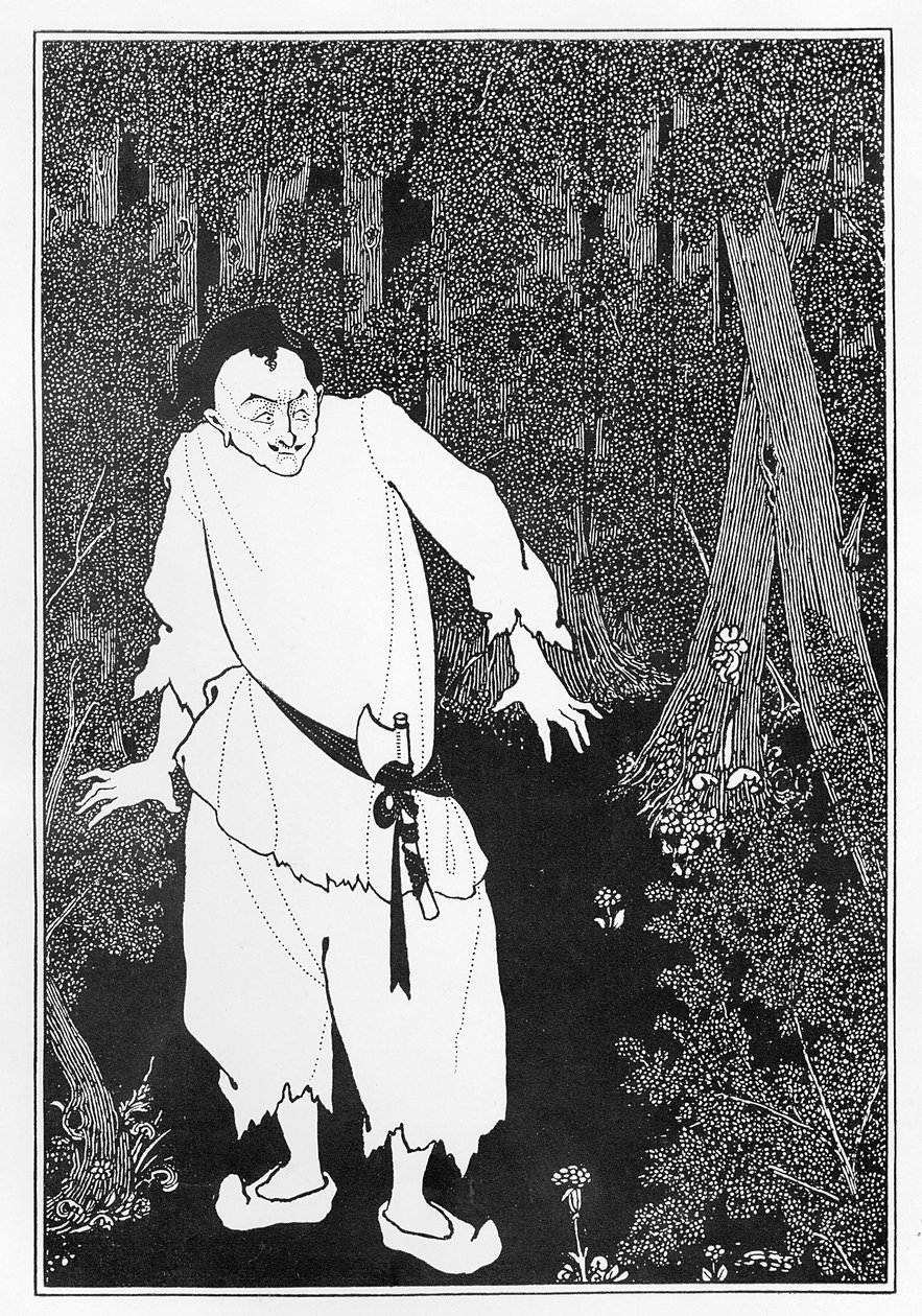 Ali Baba az erdőben, 1897 alkotó: Aubrey Beardsley