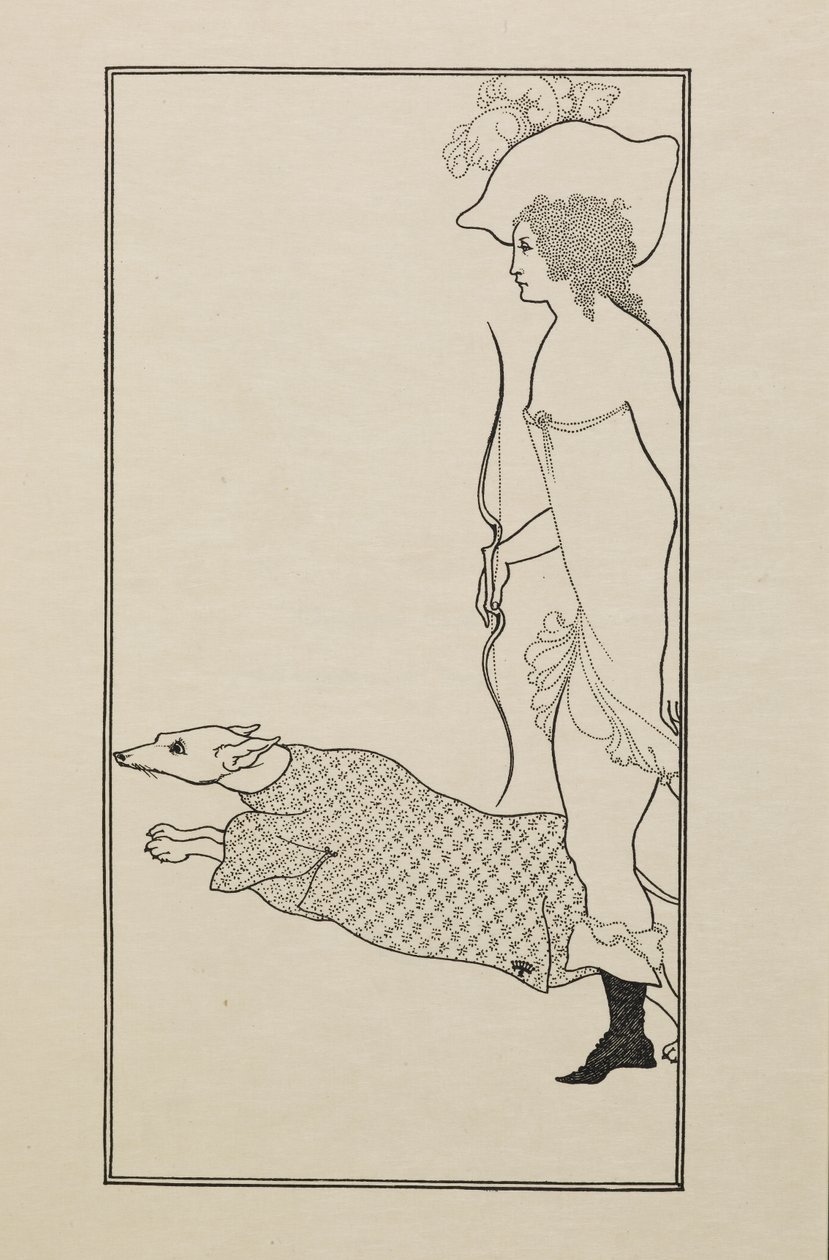 Atalanta, egy ötven rajz könyvéből alkotó: Aubrey Beardsley