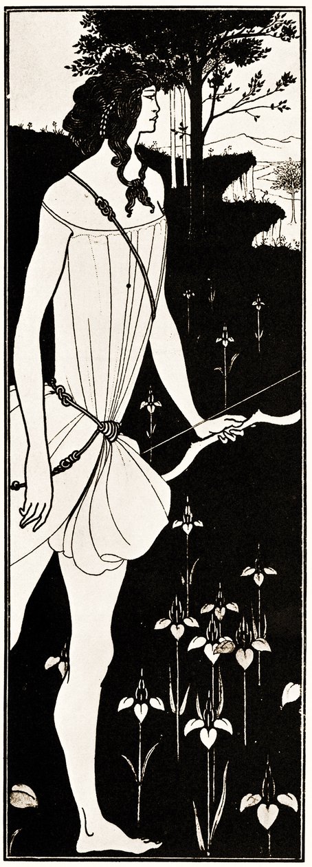 Atalanta Calydonban, 1896 alkotó: Aubrey Beardsley