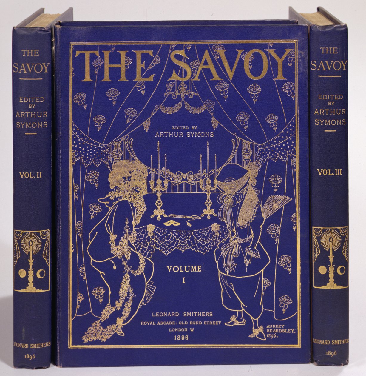 A The Savoy, I-III. kötet borítóterve, szerkesztette Arthur Symons, kiadó: Leonard Smithers 1896 alkotó: Aubrey Beardsley
