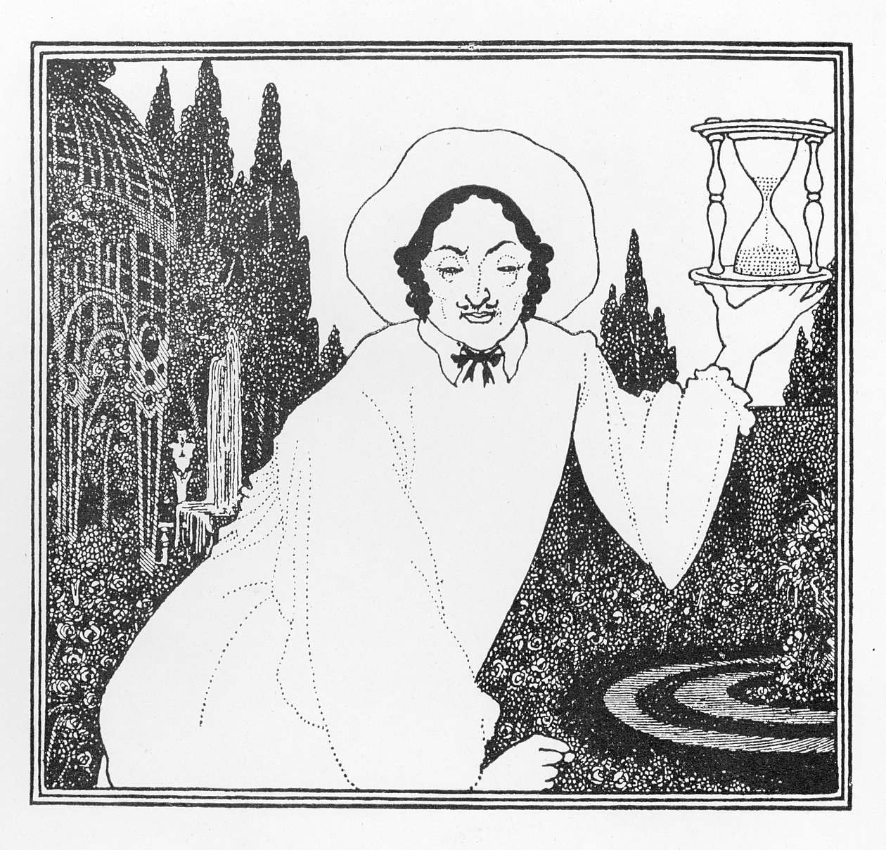 A „The Pierrot of the Minute” borítóterve, 1897 alkotó: Aubrey Beardsley
