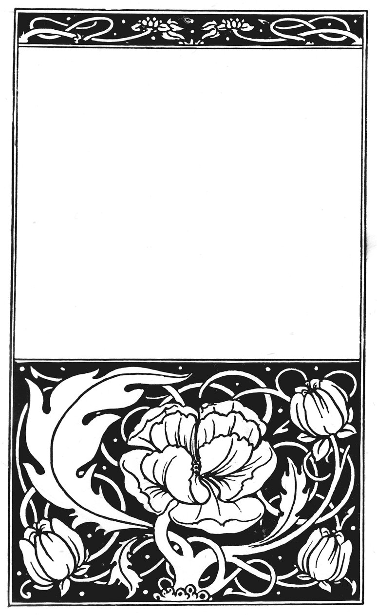 Tervezés az „Első sarokban és más történetek” borítójához; írta: H.B. Marriott Watson, 1895 alkotó: Aubrey Beardsley