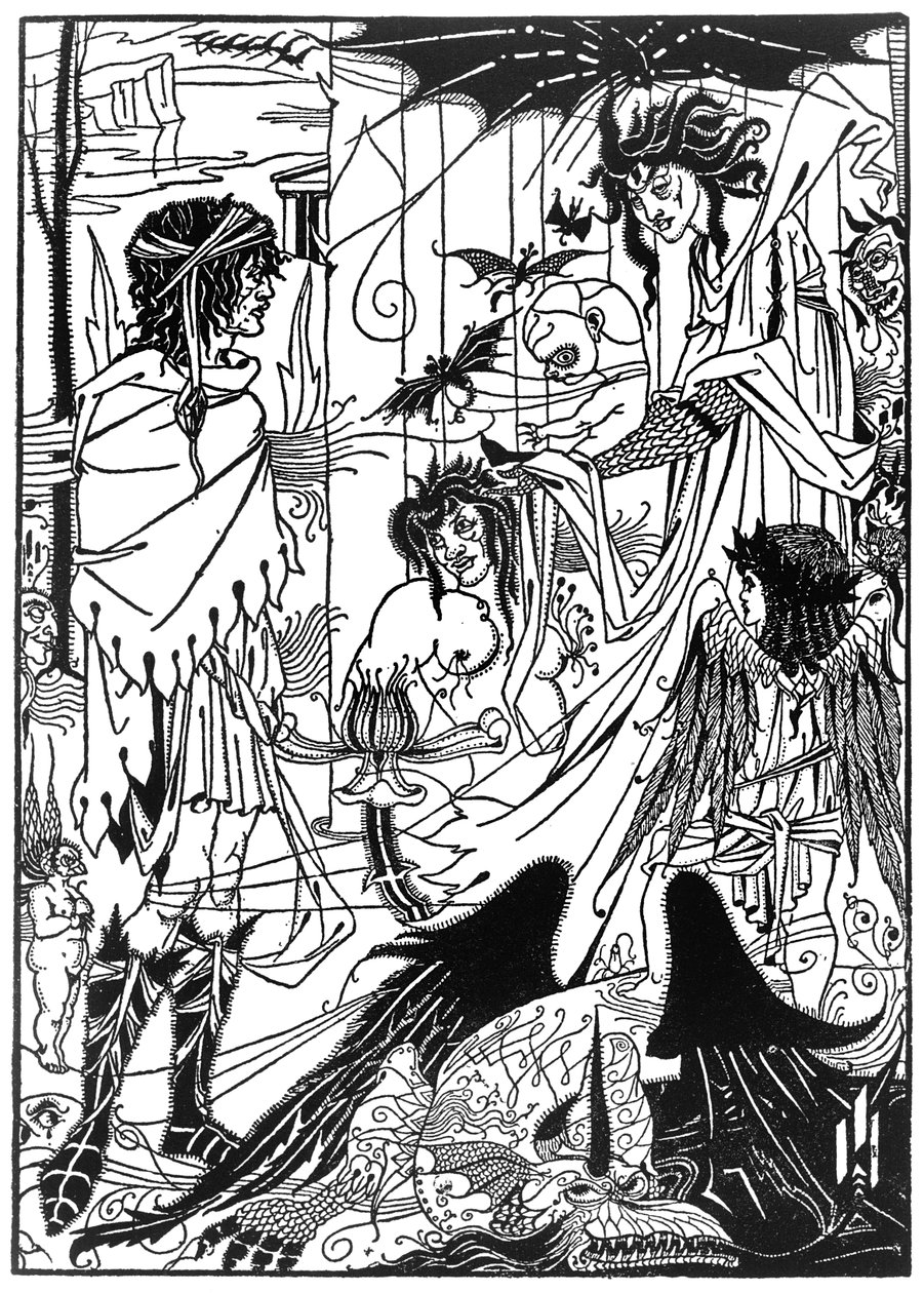 „Álmok”, 1894 alkotó: Aubrey Beardsley