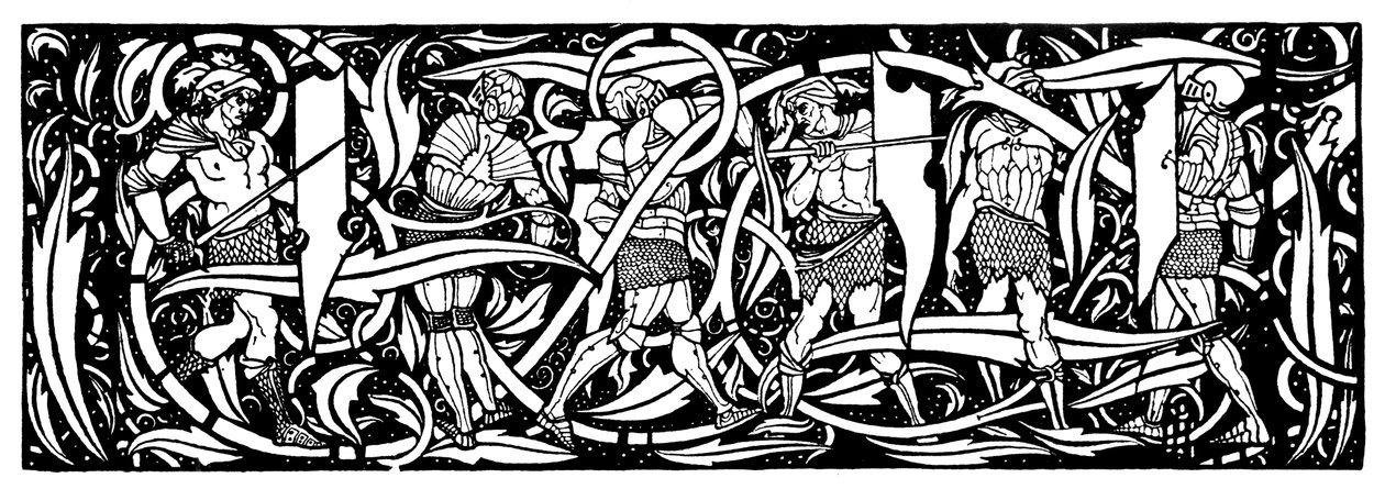 Fejdísz, Sir Thomas Malory "Le Morte d