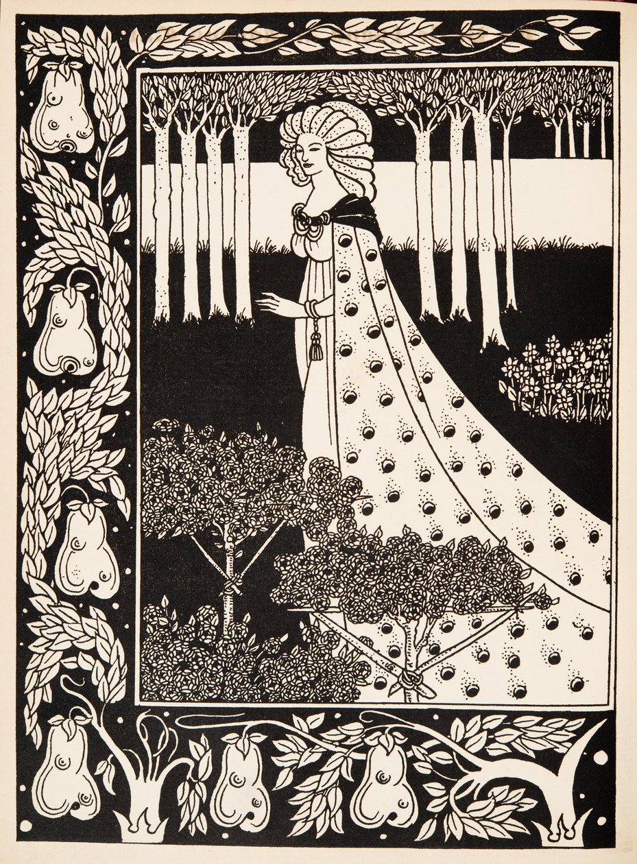 La Beale Isoud a Joyous Gardban alkotó: Aubrey Beardsley