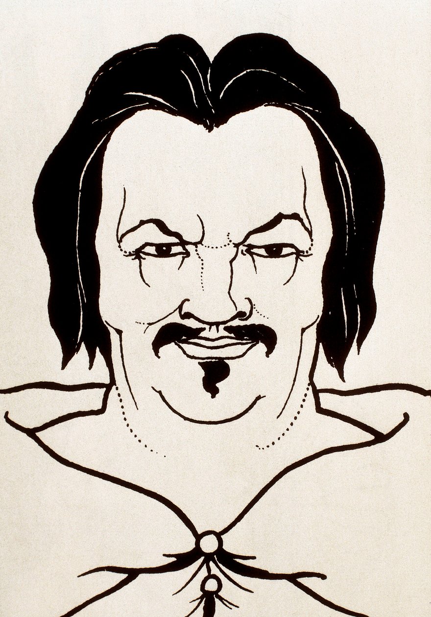 Honore de Balzac portréja alkotó: Aubrey Beardsley