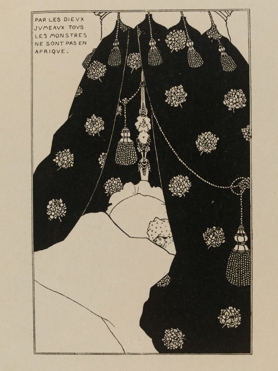 Önarckép az ágyban Önarckép az ágyban, 1894. alkotó: Aubrey Beardsley