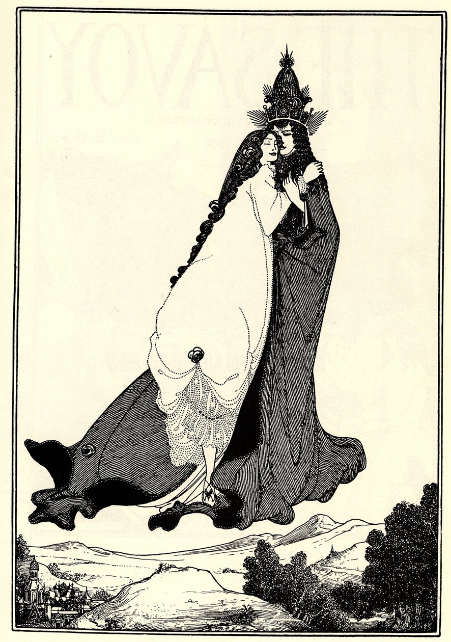 Limai Szent Rózsa mennybemenetele alkotó: Aubrey Beardsley