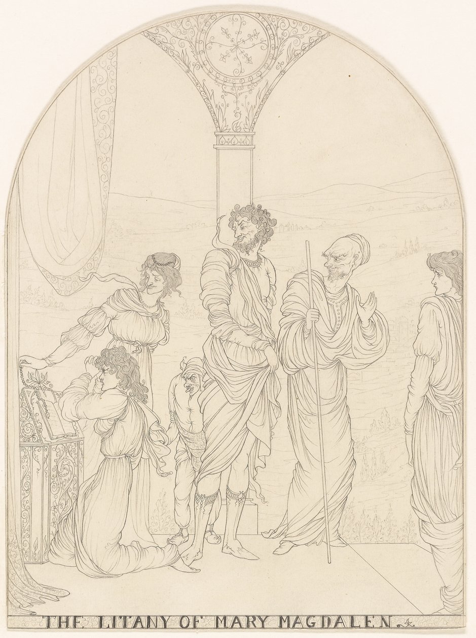 Mária Magdolna litániája alkotó: Aubrey Beardsley