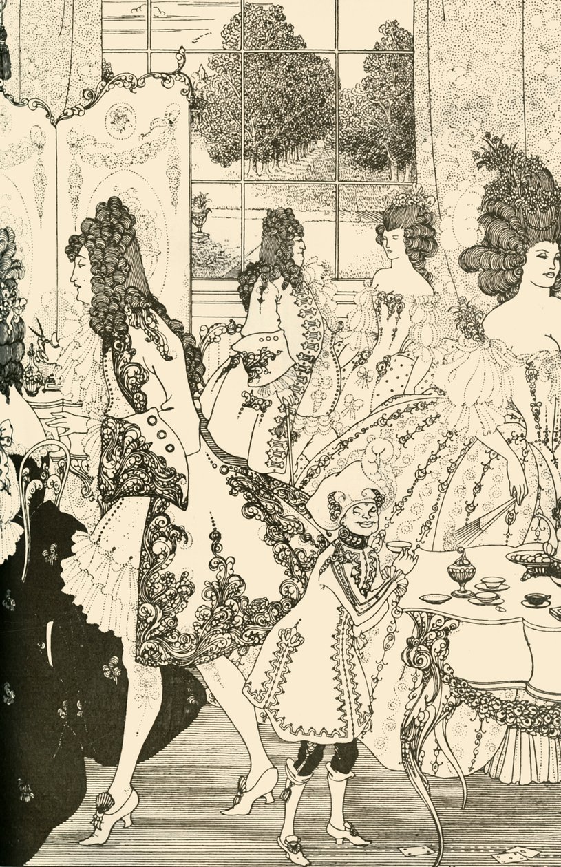 A zár megerőszakolása, 1896, 1928. alkotó: Aubrey Beardsley