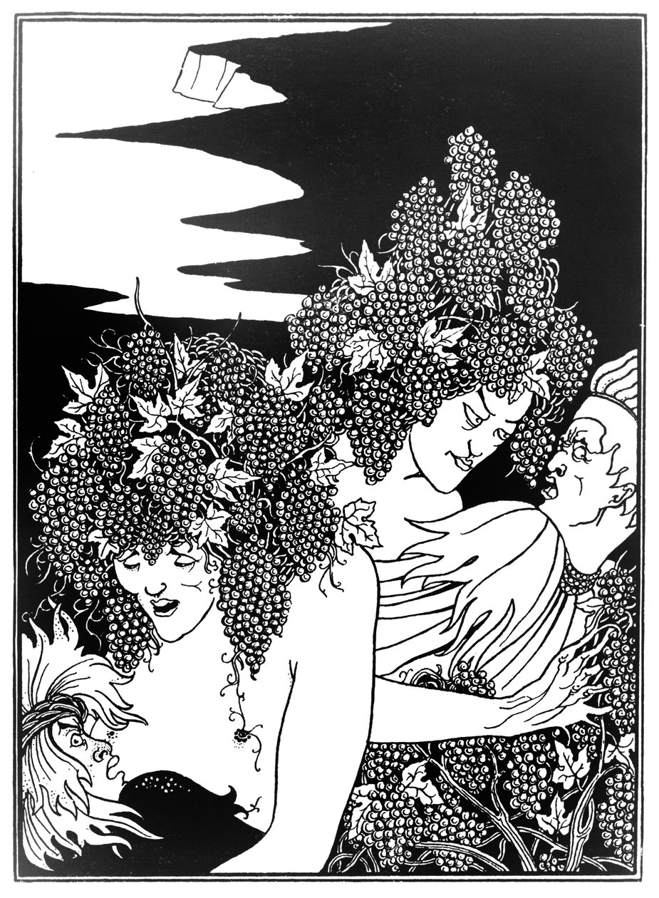 "A szüret csapdája", 1894 alkotó: Aubrey Beardsley