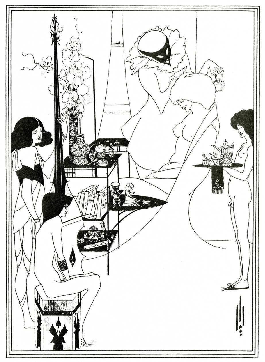 Salome vécéje, 1894 körül (litho) alkotó: Aubrey Beardsley