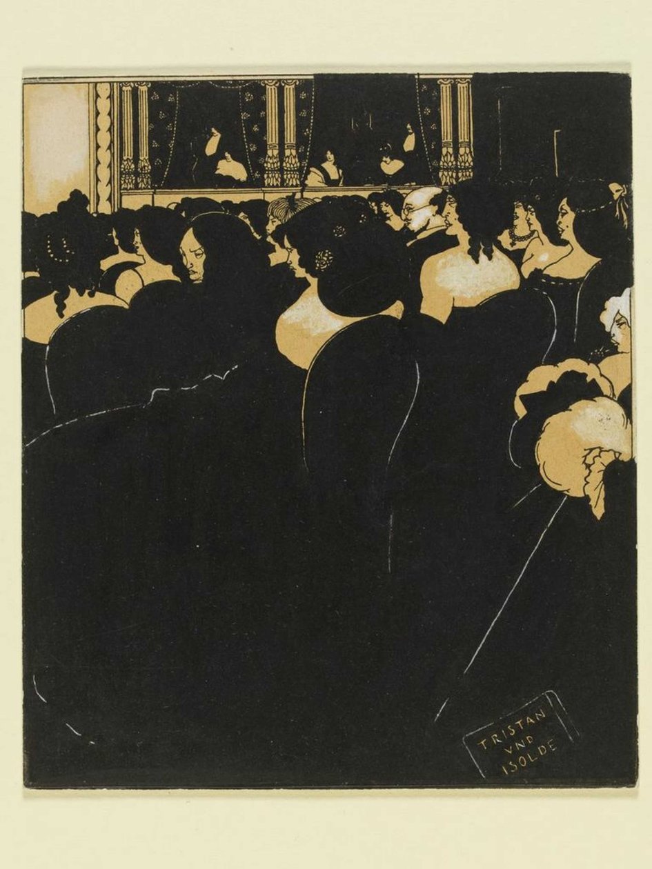 Wagneriták, 1894. alkotó: Aubrey Beardsley