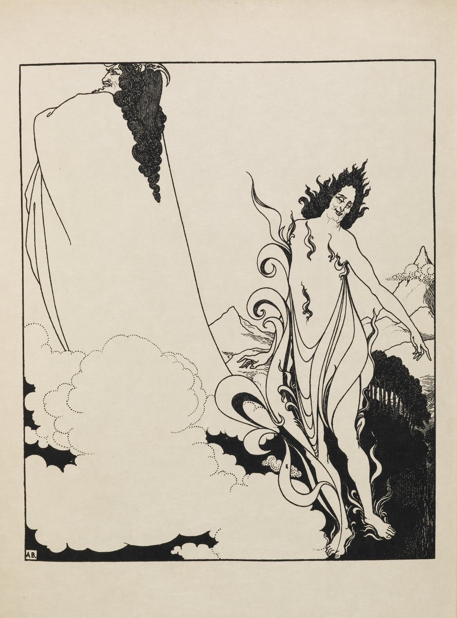 A Rajna arany negyedik tablója egy ötven rajzból álló könyvből alkotó: Aubrey Beardsley