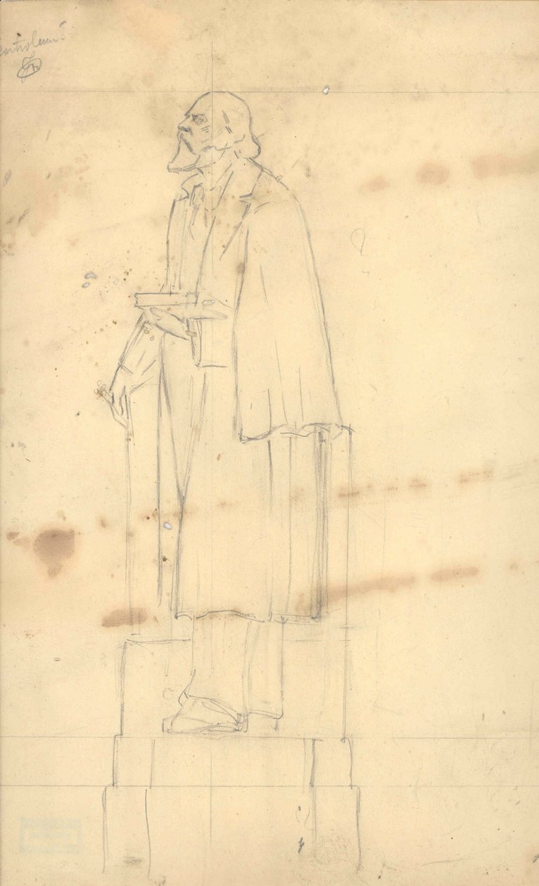 Pierre Cuypers Cuypershui szobra alkotó: August Falise
