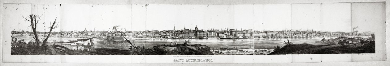 Saint Louis, MO 1855 -ben alkotó: August Gast and Company