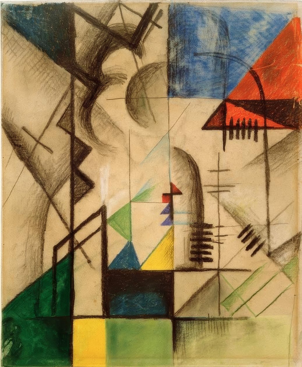 Absztrakt formák alkotó: August Macke