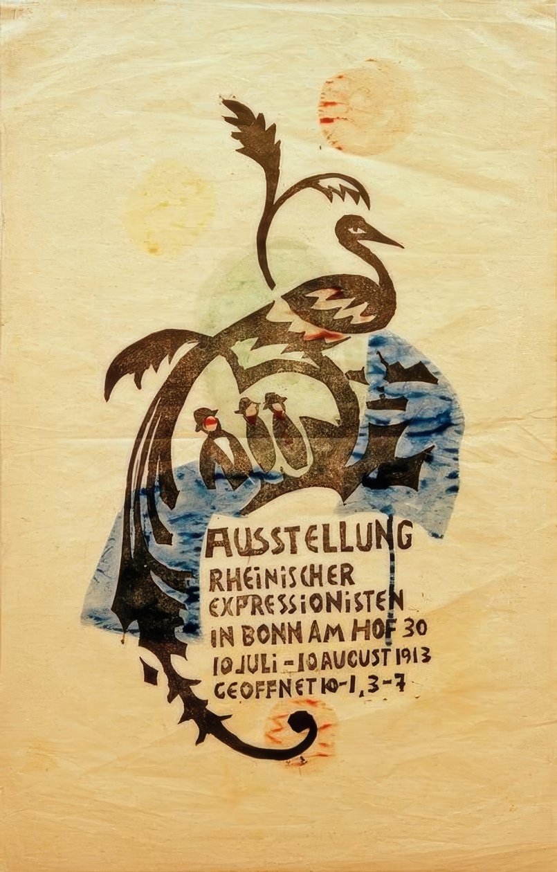 Rajnai expresszionisták kiállítása II, ... alkotó: August Macke