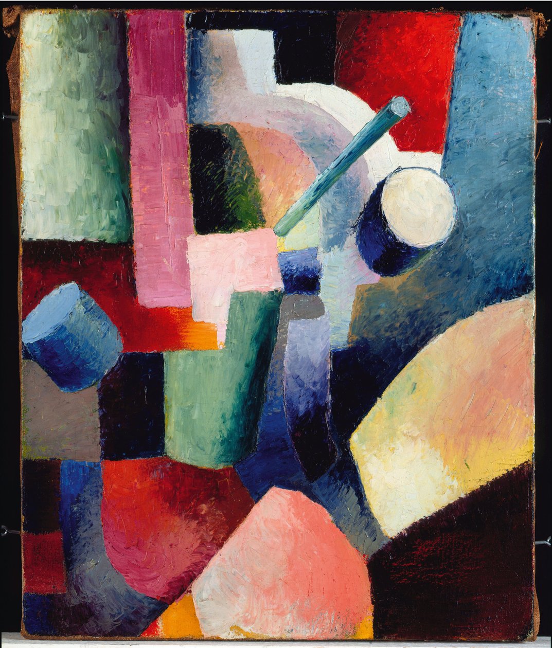 Űrlapok színes összetétele alkotó: August Macke