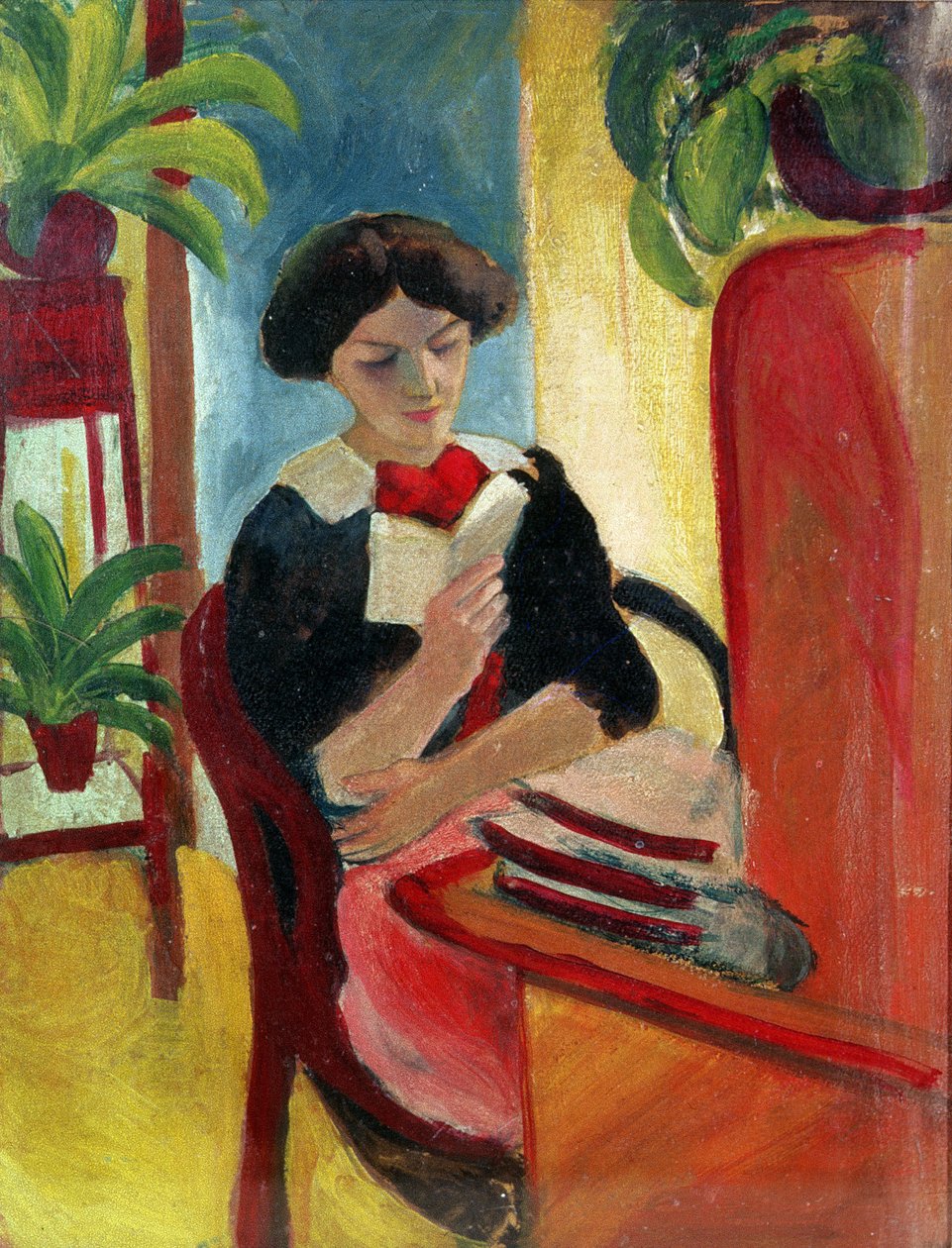Elizabeth Reading alkotó: August Macke