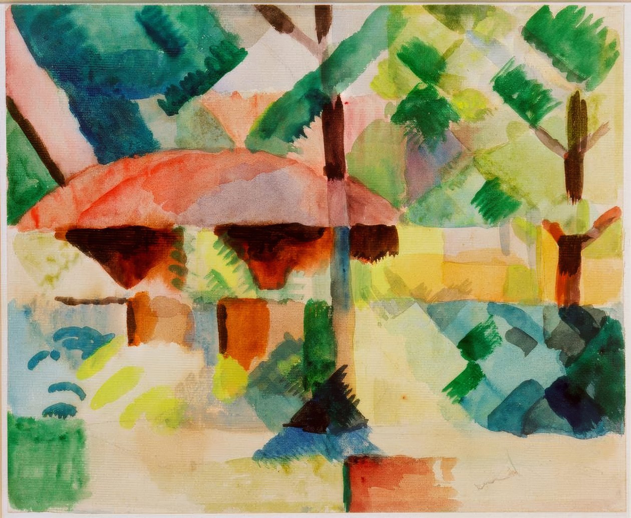 Kerti bejárat alkotó: August Macke