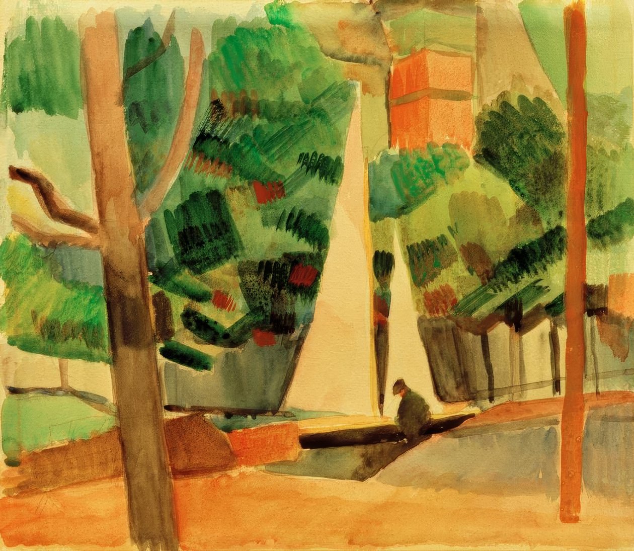 Hilterfingen am Thuner See alkotó: August Macke