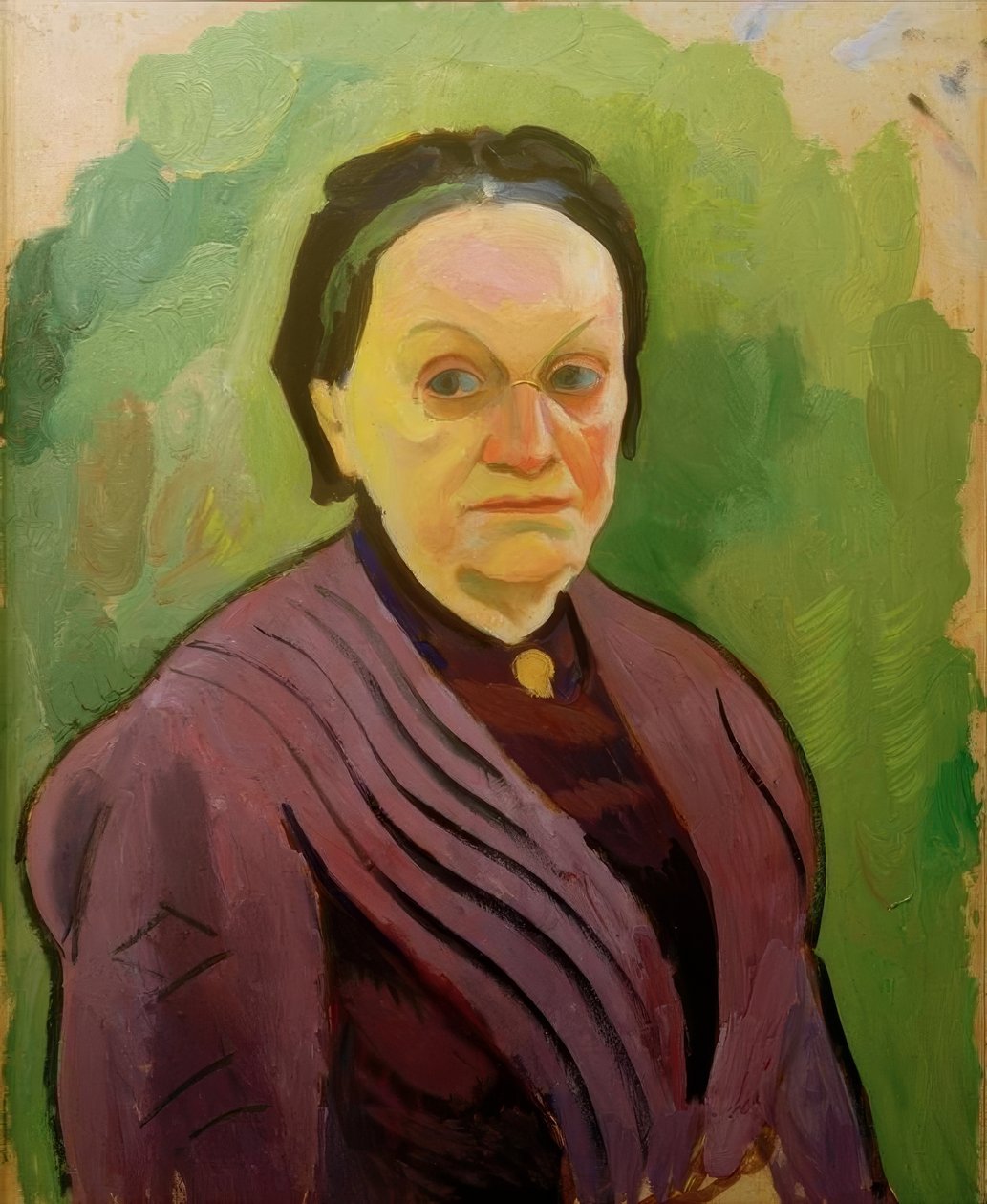 Portré tanulmány Katharina Koehler alkotó: August Macke
