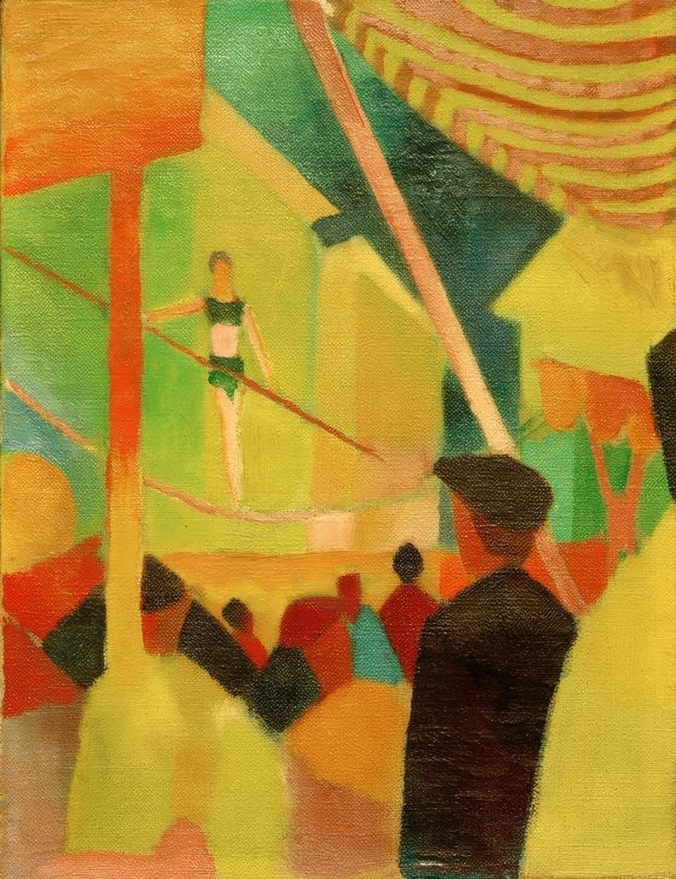 Seiltanzerin alkotó: August Macke